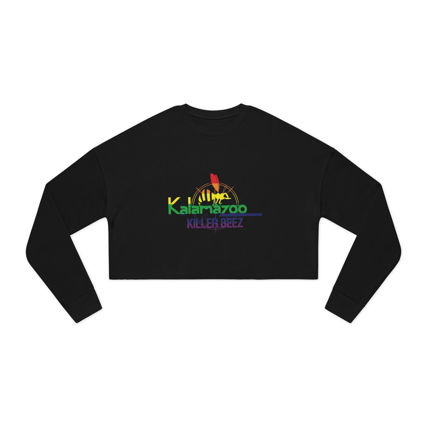Cropped Sweatshirt — Vintage Surf Logo "Killer Beez"