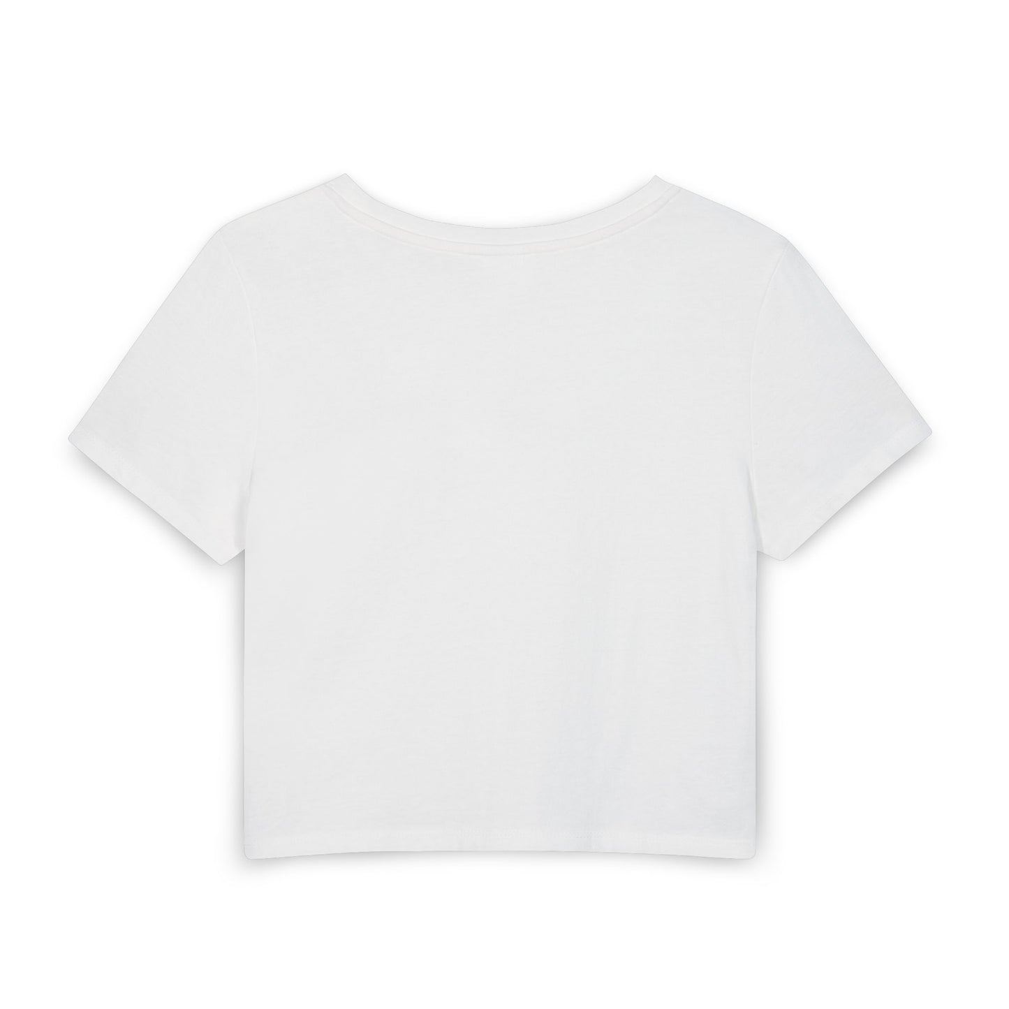 Salon Noir Crop Tee — Rainbow Circle Logo Women's Baby T-Shirt