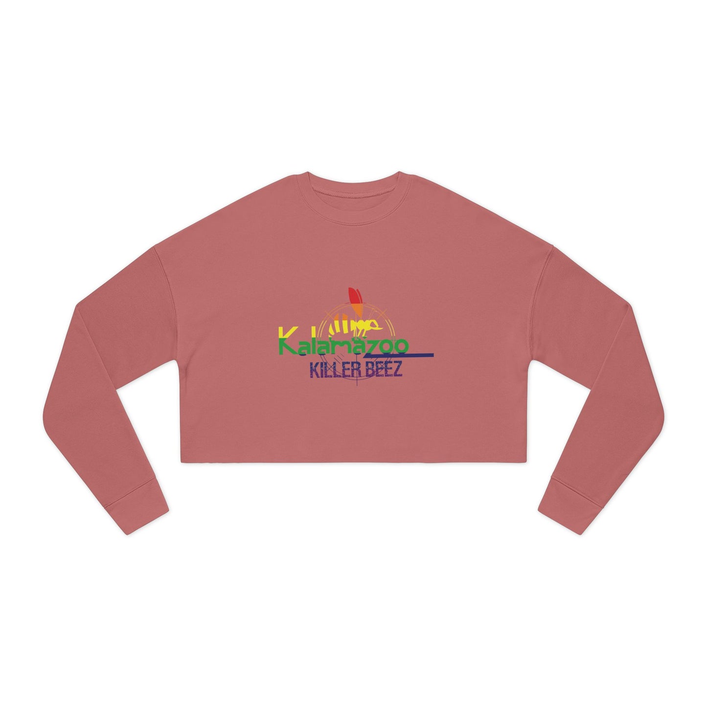Cropped Sweatshirt — Vintage Surf Logo "Killer Beez"
